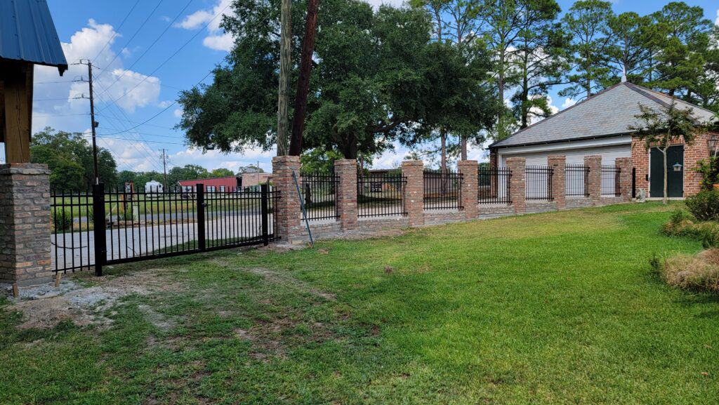 Low-maintenance aluminum pool fencing in St. Martinville LA by Basin Fence Company