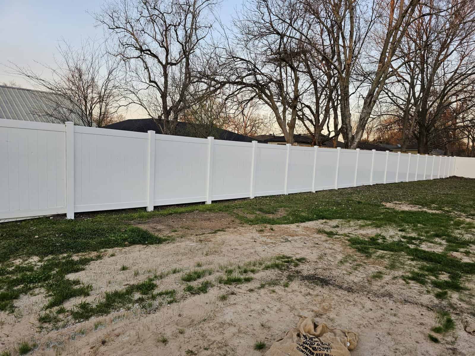 Vinyl privacy fence - Youngsville fencing contractor