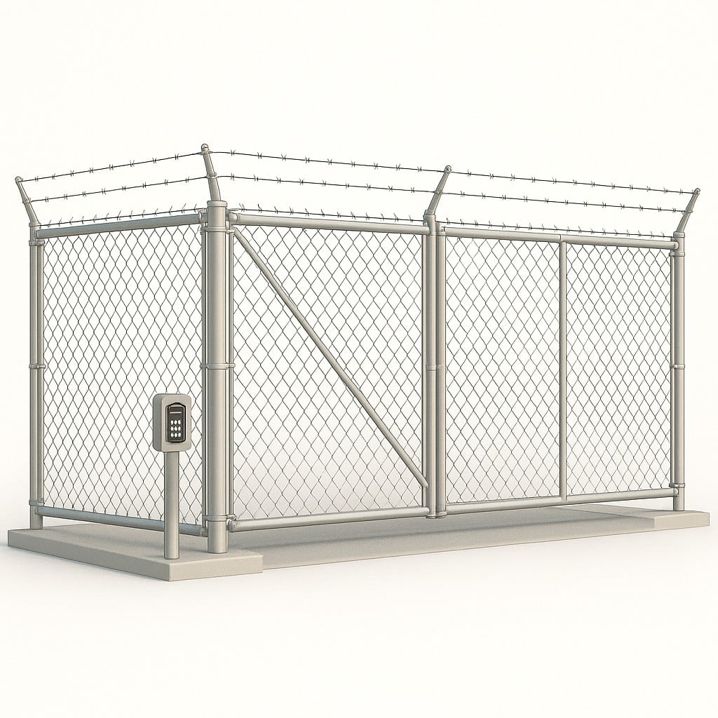 Commercial Gate Installation in Lafayette LA